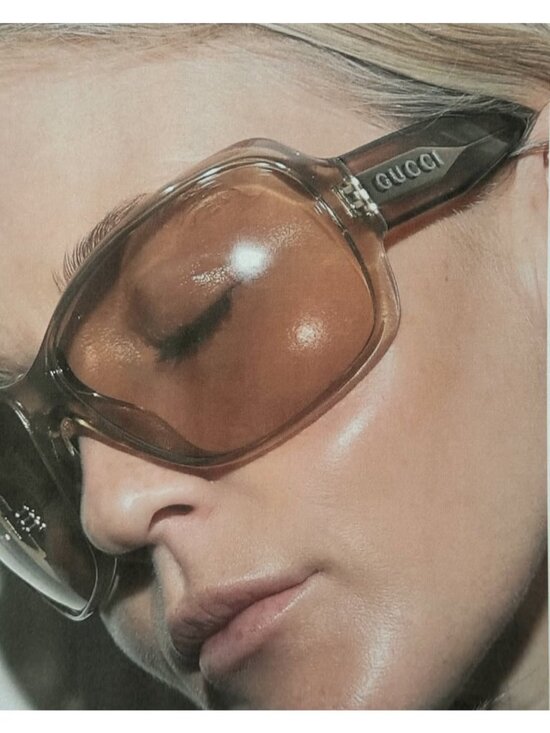 Gucci GG2176S 001Sunglasses Black Square Frame, Grey Lenses main image 11